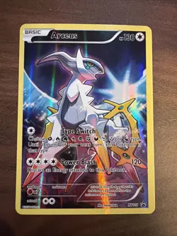 Pokemon TCG Arceus Full Art Holo Black Star Promo Card XY116 - Image 1