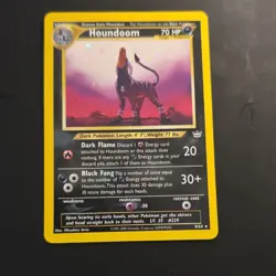 Pokemon Houndoom Neo Revelation 08/64 Holo Rare Unlimited 70 HP Card - Image 1