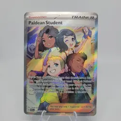 Paldean Student 231/091 Full Art Trainer Paldean Fates Pokemon TCG Card NM - Image 1