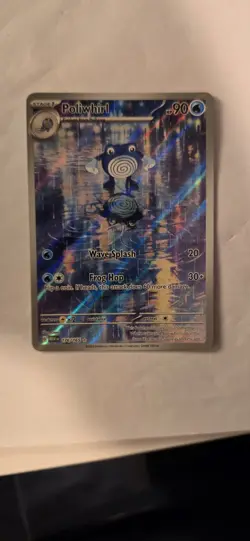 Poliwhirl Scarlet Violet-151 Holo Illustration Rare Card 176/165 Pokemon TCG - Image 1