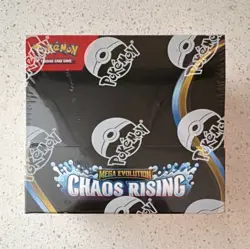 Pokemon TCG Mega Evolution: Chaos Rising Booster Box English 6+ 10 Cards - Image 1