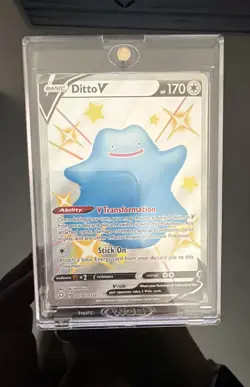 Ditto V SV118/SV122 Shining Fates: Shiny Vault Holo. Pokemon card. NM - Image 1