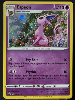 Espeon Swirl 🌀 SWSH174 SWSH: Sword & Shield Promo Cards Holo Pokemon TCG NM - Image 1