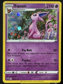 Espeon Swirl 🌀 SWSH174 SWSH: Sword & Shield Promo Cards Holo Pokemon TCG NM - Image 5