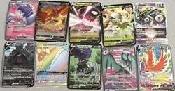 Pokemon TCG Holo Tag Team V GX ex Lot 10 Cards - Regidrago, Ho-Oh, Tinkaton - Image 1