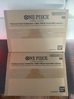 One Piece TCG Premium Card Collection FILM RED Edition English sealed Brown Box - Image 1