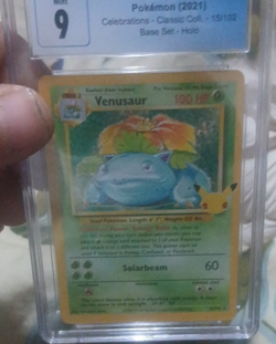 Pokemon Venusaur Celebrations Classic Collection 15/102 Base Set Holo Card - Image 1