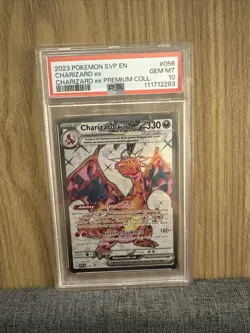 Pokemon Charizard EX SVP056 Full Art Black Star Promo PSA Gem Mint 10 - Image 1