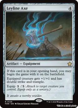 Leyline Axe [FDN - 129] - NM TCG MTG - Image 1