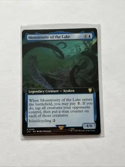 MTG Magic: The Gathering Monstrosity of the Lake EXTENDED ART LP LTC 105 - Image 1