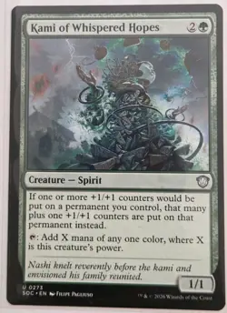 Kami of Whispered Hopes Commander: Secrets of Strixhaven Regular - Image 1