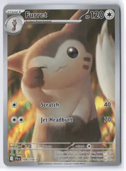 Pokemon TCG Furret 168/159 Journey Together NM - Image 1