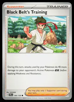 Black Belt's Training 144/159 Common Journey Together Pokemon Near Mint - Image 1