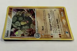 Pokemon GOLEM 6/92 Holo Rare Legend Maker HP English Heavy Play Damaged Creases - Image 5