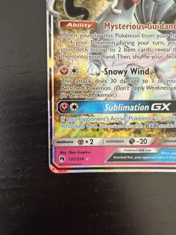Alolan Ninetales GX 132/214 Pokemon TCG Sm-Lost Thunder Holo - Image 5