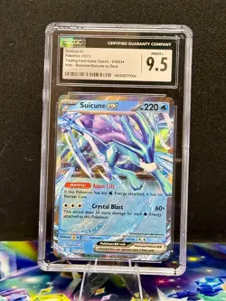 Pokemon CGC Slab Lot Suicune EX Pikachu Mewtwo EX Bulbasaur Swablu Bundle - Image 5