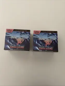 x2 Pokemon Chaos Rising Elite Trainer Box (ETB) TCG - Image 1