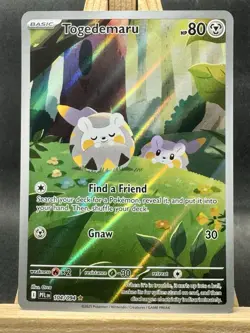 Togedemaru Illustration Rare Pokemon TCG ME02: Phantasmal Flames 104/094 NM - Image 1
