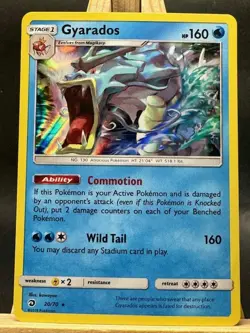 Gyarados Holo Rare Pokemon Trading Card Game Dragon Majesty 20/70 NM - Image 1