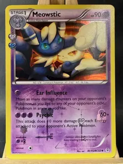 Meowstic Holo Pokemon TCG Generations: Radiant Collection RC15/RC32 NM - Image 1