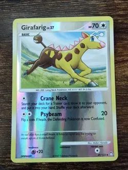Girafafig 49/123 Mysterious Treasures Pokemon Reverse Holo - Image 1