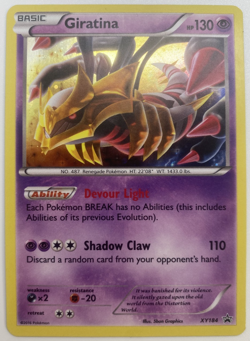 Pokemon TCG Giratina XY184 Cosmos HOLO Rare Black Star Promo 2016 [LP/NM] - Image 1
