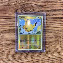 HGSS Undaunted Pikachu 61/90 Common Pokemon Reverse Holo LP - Image 3