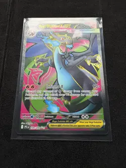 Pokemon TCG - Mega Charizard X ex 109/094 Me02: Phantasmal Flames Holo - Image 3