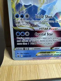 Glaceon VSTAR SWSH197 Holo Sword & Shield Promo Pokemon Near Mint Promo - Image 5