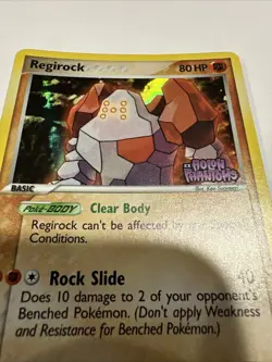 Pokemon Regirock 28/110 EX Holon Phantoms Stamped Holo 2006 - Image 4