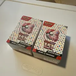 Brand New/Factory Sealed Pokemon Scarlet & Violet 151 Booster Box x 2 - Image 1
