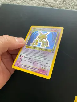 Vintage Pokemon Card Lot 36 Holos Rare Collection w/ Base Set Alakazam - Image 3