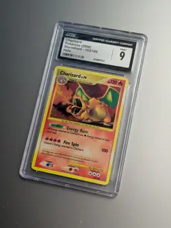 Pokemon Charizard 103/100 Diamond Pearl Stormfront Secret Rare Holo CGC 9 - Image 1