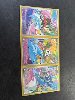 Pokemon TCG First Partner Series 1 Gen 7 Starters NM Condition - Image 2
