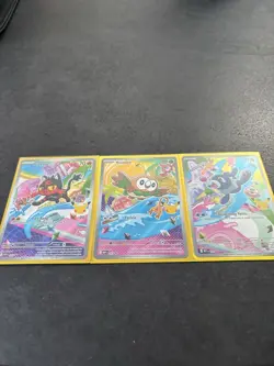 Pokemon TCG First Partner Series 1 Gen 7 Starters NM Condition - Image 3