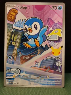 Pokemon First Partner Illustration Sinnoh 040 turtwig 041 chimchar 042 piplup NM - Image 3
