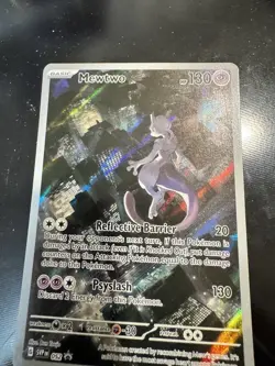 Mewtwo #52 Illustration Holo Promo 130HP Pokemon Full Art - Image 4