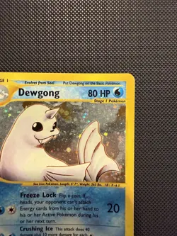 Pokemon TCG Dewgong H6/H32 Holo Rare Vintage E-reader Skyridge MP - Image 4