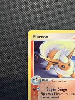 2003 Pokemon EX Sandstorm Flareon Holo #5/100 - Image 3