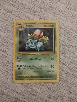 Pokemon TCG Ivysaur 30/102 Base Set Uncommon Regular English LP - Image 1
