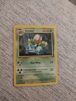 Pokemon TCG Ivysaur 30/102 Base Set Uncommon Regular English LP - Image 3