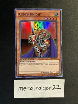 Yugioh King's Knight SBLS-EN005 Speed Duel: Arena of Lost Souls 1st Edition NM - Image 1