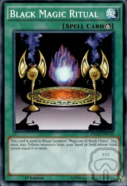 Black Magic Ritual YGLD-ENC32 Legendary Decks Yu-Gi-Oh 1st Edition NM/M - Image 2