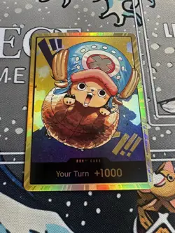 One Piece x Lakers - Chopper - Custom Gold Don Card English Textured Foiling - Image 1