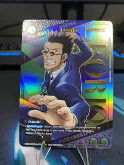 Union Arena Leorio Rare Battle Participation Promo (Gold) HunterxHunter English - Image 1