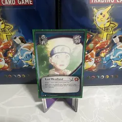 Naruto CCG Bandai Mission Lot of 3 Cards Worst for Last Leaf Headband - Image 4