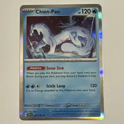 Chien-Pao 056/191 Rare Holo Card Surging Sparks SSP Pokemon TCG NM - Image 1