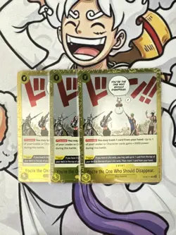 One Piece TCG Cards - 3x OP06-115 - You’re The One Who - Rare - Eng - Image 1