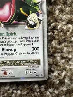 Pokemon Rayquaza C LV.X DP47 Diamond and Pearl Promo Holo Card - Image 3