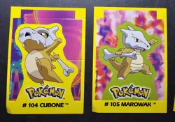 CUBONE X MAROWAK EVOLUTION - RARE TCG NAVARRETE BUILDABLE CARD VINTAGE 2000 - Image 1